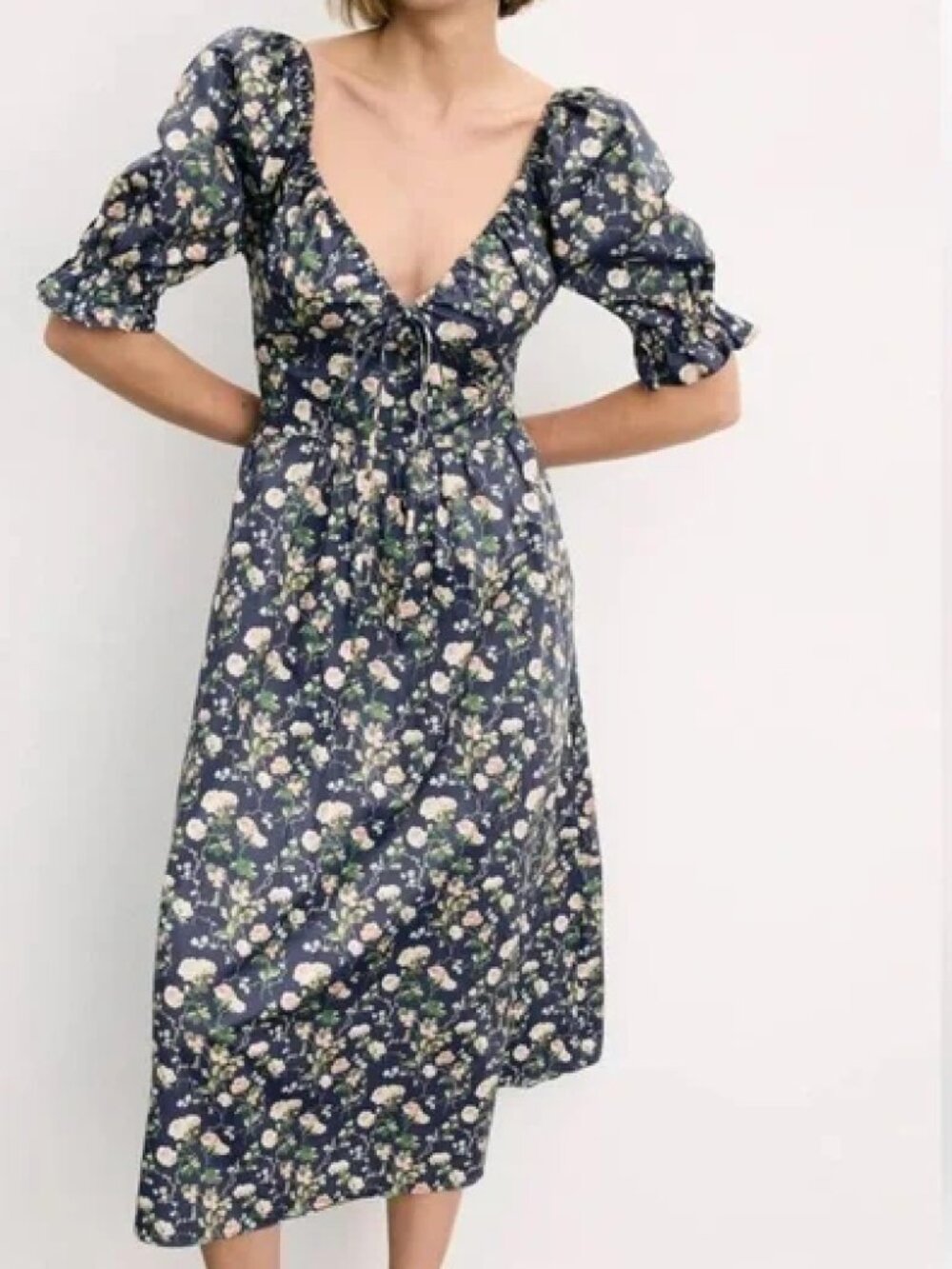 Hill House - The Ophelia Dress - Navy Bluebonnet